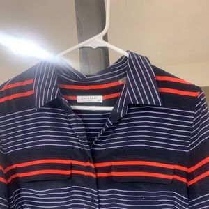 Equipment femme silk button down shirt dress